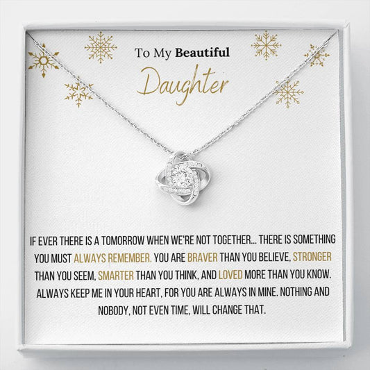 Lavisa - Infinity Love Knot Necklace Gift For Daughter