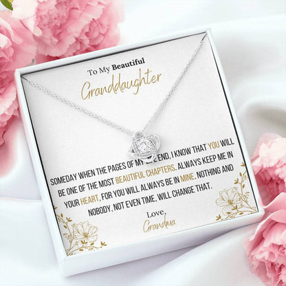 Lavisa - Infinity Love Knot Necklace For Granddaughter