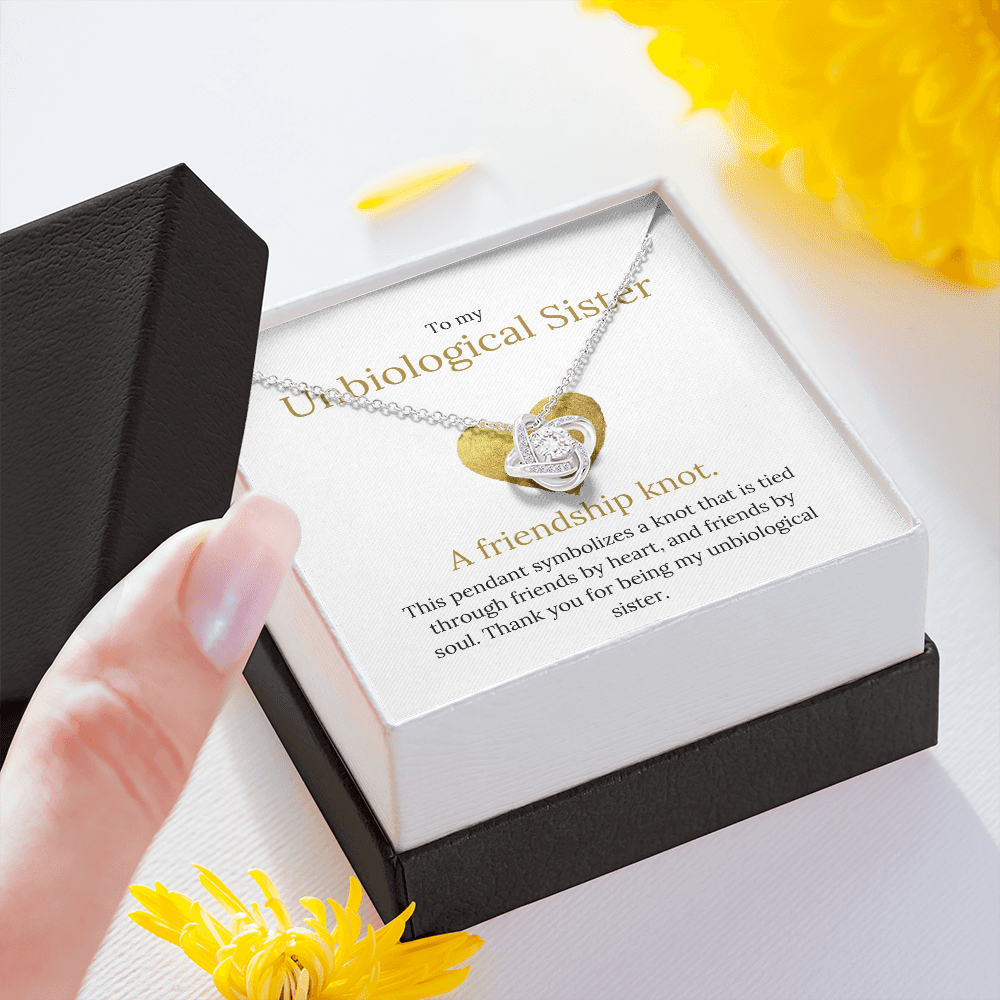Lavisa - The Friendship Knot Necklace - Unbiological Sister Gift