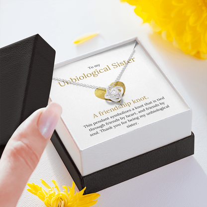 Lavisa - The Friendship Knot Necklace - Unbiological Sister Gift