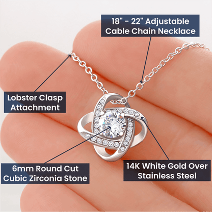 Lavisa - The Friendship Knot Necklace - Unbiological Sister Gift