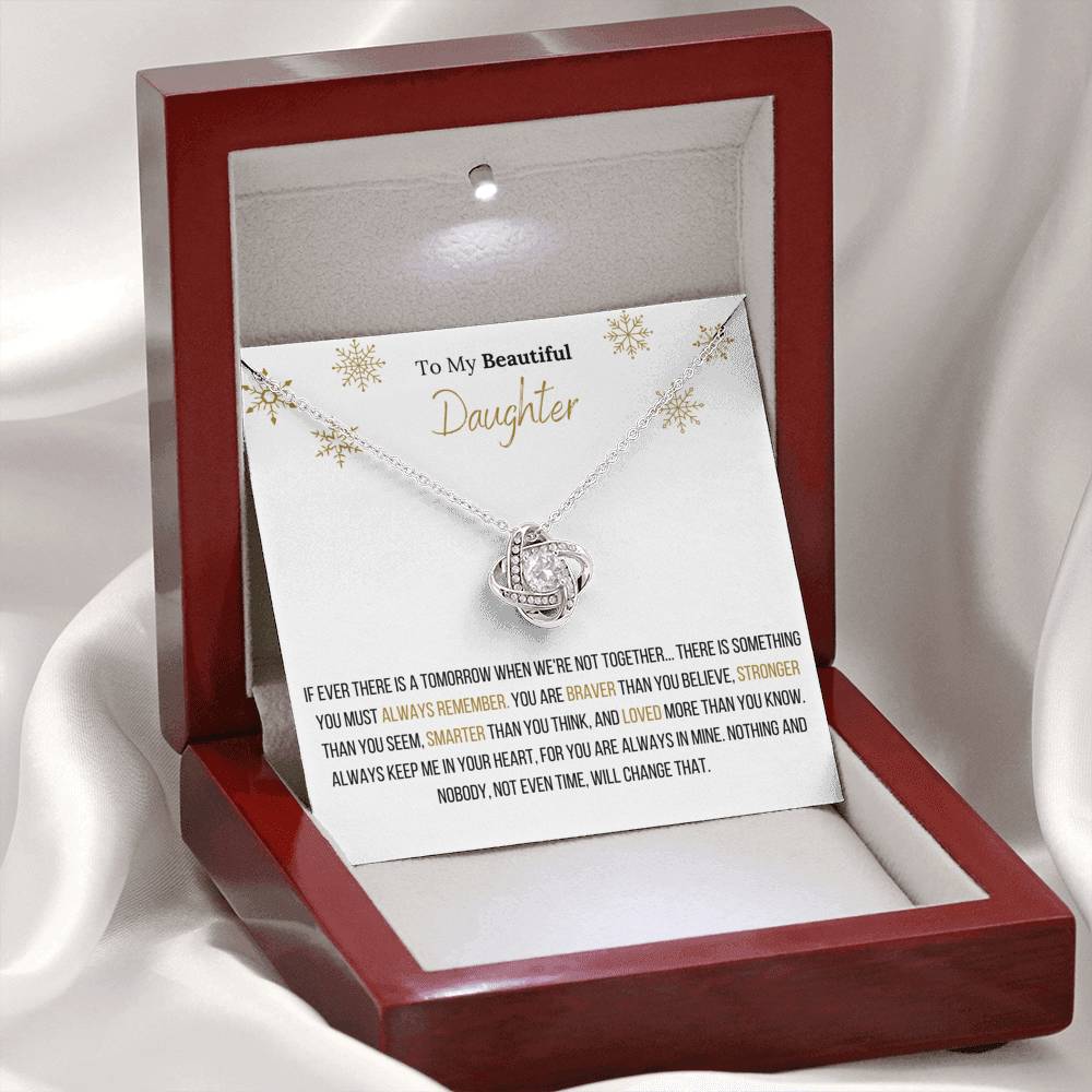 Lavisa - Infinity Love Knot Necklace Gift For Daughter