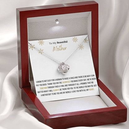 Lavisa - Infinity Love Knot Necklace For Mother