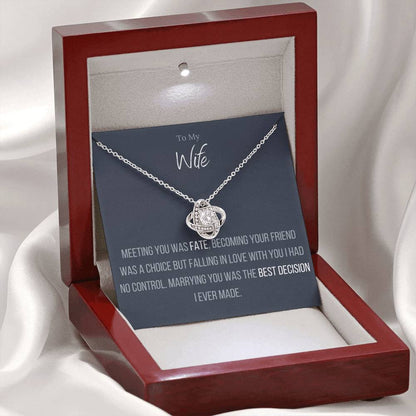 Lavisa - Wife Infinity Love Knot Necklace Gift