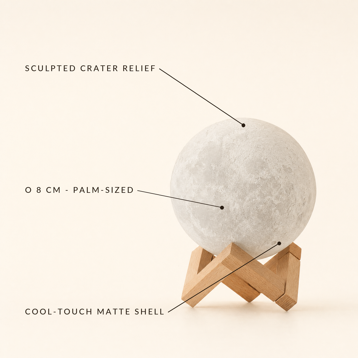 Lavisa - Lunar Sphere Moon Night Light