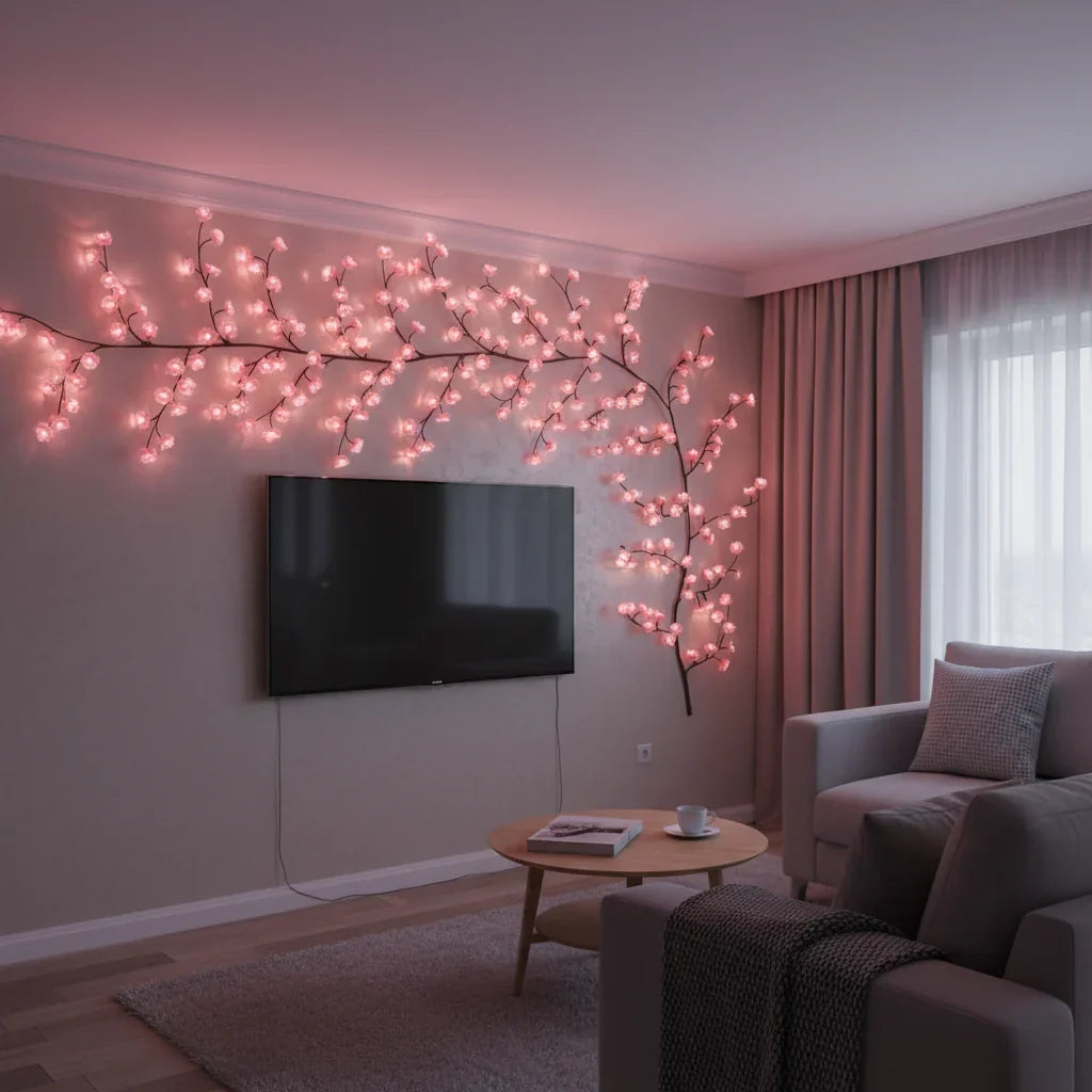 Lavisa - LED Cherry Blossom Branch Wall Lights