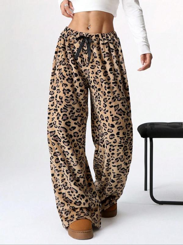 Lavisa - Women's Plaid Wide-Leg Lounge Pants