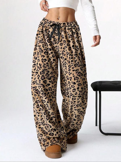 Lavisa - Women's Plaid Wide-Leg Lounge Pants