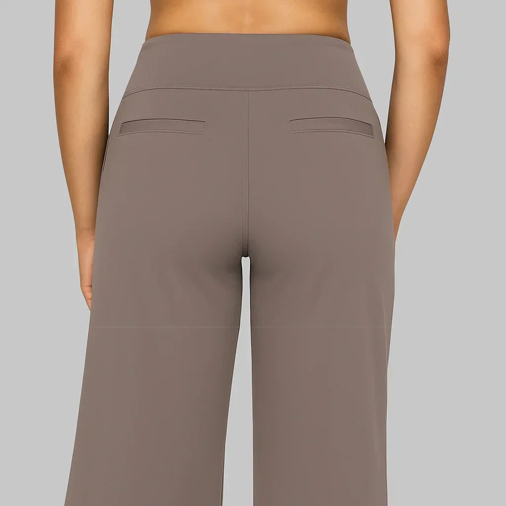 Lavisa - High-Waisted Wide-Leg Pants