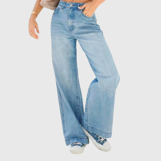 Lavisa - Chic High-Waisted Baggy Pants