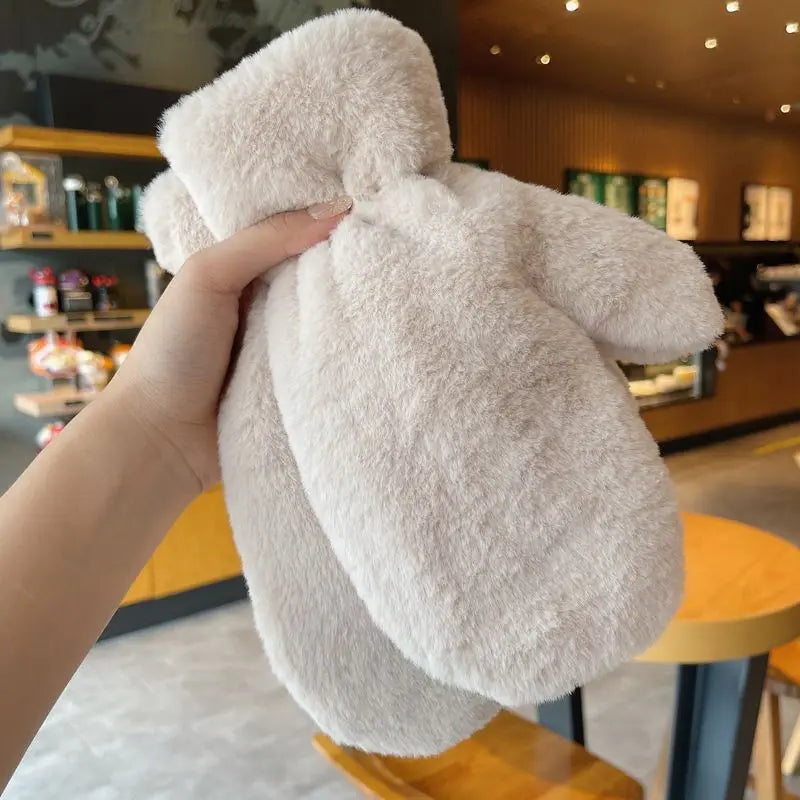 Lavisa - Fluffy Plush Mittens Winter Warm Gloves