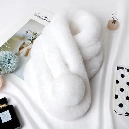 Lavisa - Plush Faux Fur Winter Scarf