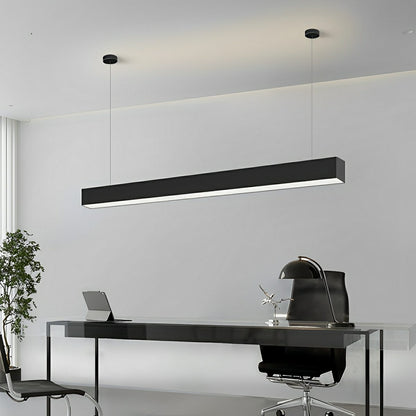 Lavisa - Black Modern Minimalist Linear LED Suspended Pendant Light