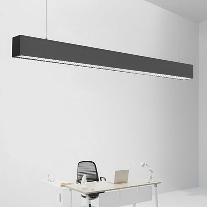 Lavisa - Black Modern Minimalist Linear LED Suspended Pendant Light