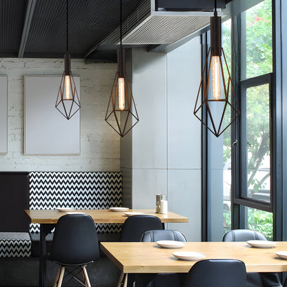 Lavisa - Black Wire Cage Pendant Light