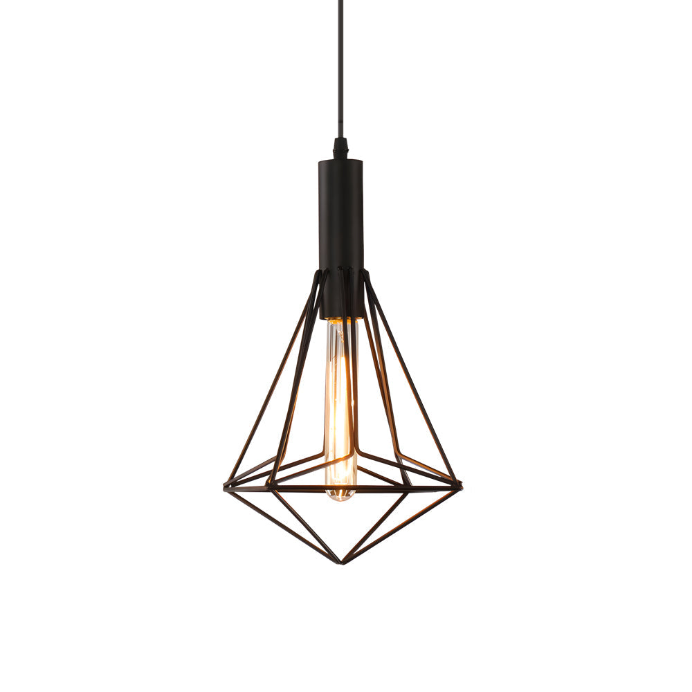 Lavisa - Black Wire Cage Pendant Light