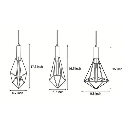 Lavisa - Black Wire Cage Pendant Light