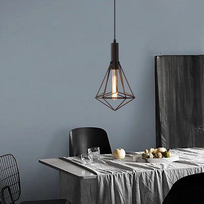 Lavisa - Black Wire Cage Pendant Light
