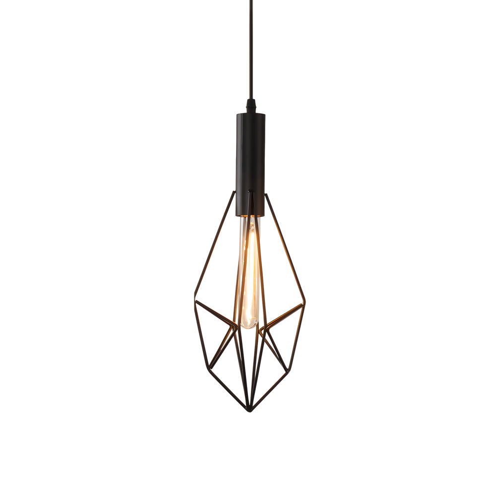 Lavisa - Black Wire Cage Pendant Light