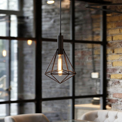Lavisa - Black Wire Cage Pendant Light
