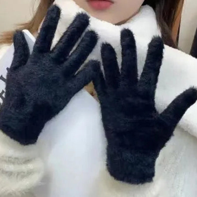 Lavisa - Soft Plush Winter Gloves for Women