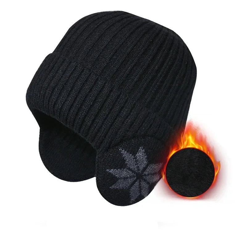 Lavisa - Unisex Winter Knit Beanie Hat - Warm Ear Protection & Thermal Cap