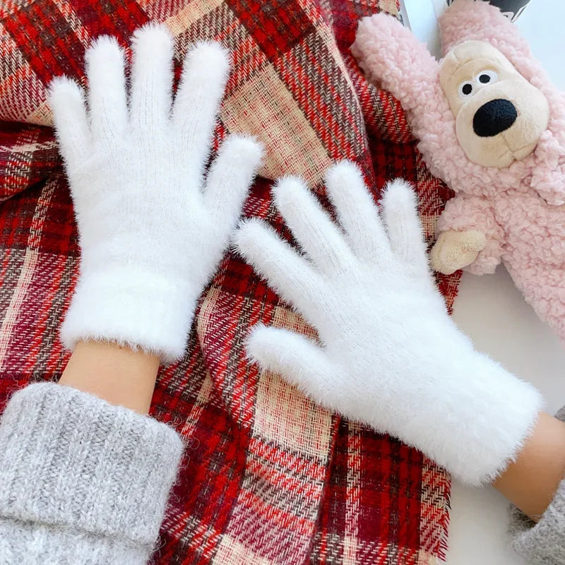 Lavisa - Soft Plush Winter Gloves for Women