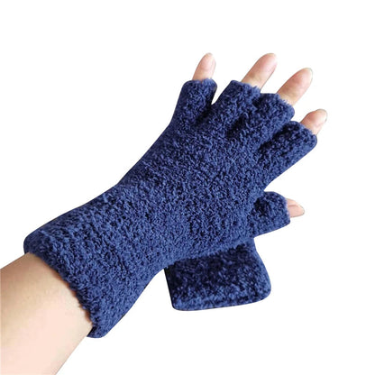 Lavisa - Winter Comfort Knit Half Finger Gloves