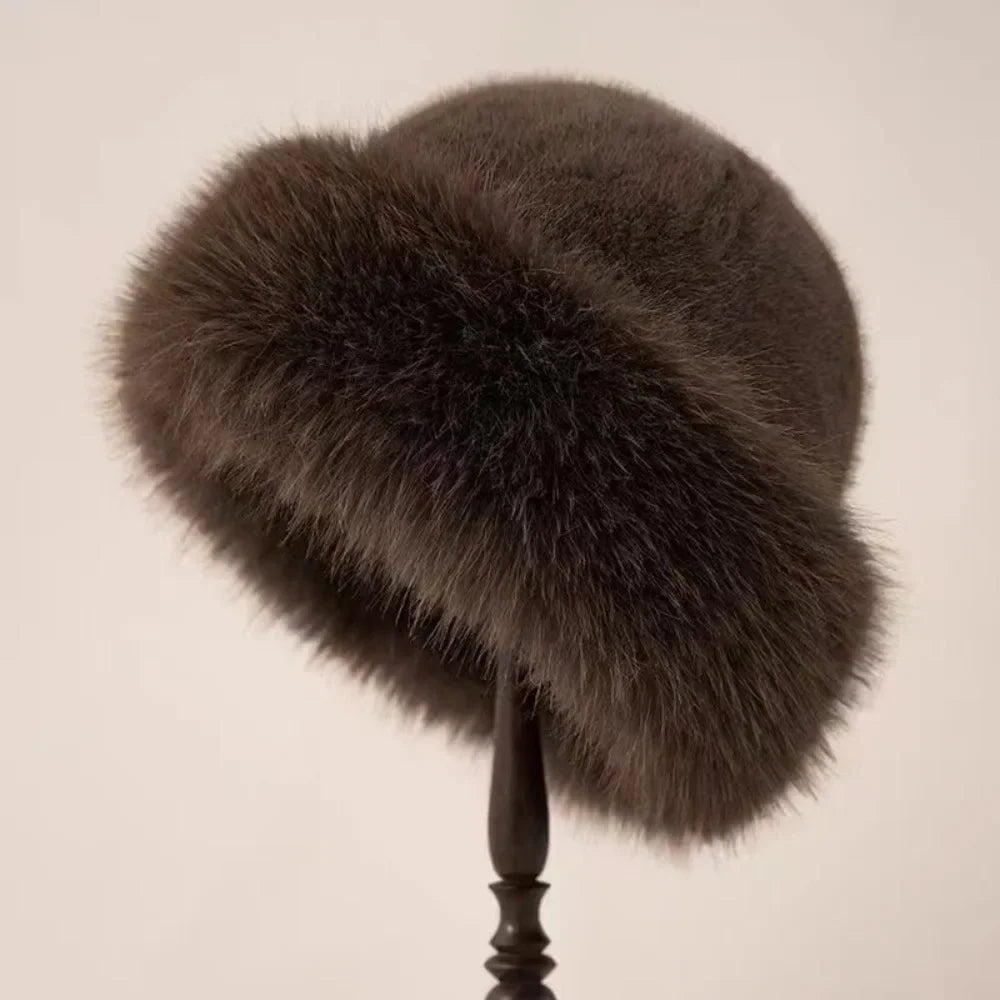 Lavisa - Women's Plush Winter Bucket Hat