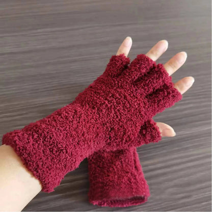 Lavisa - Winter Comfort Knit Half Finger Gloves