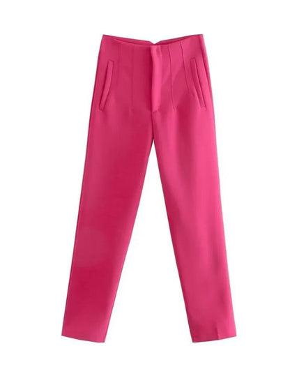 Lavisa - Wrinkle Resistant Straight Leg Trousers