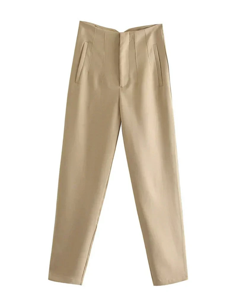 Lavisa - Women's Wrinkle Resistant Straight Leg Dress Trousers