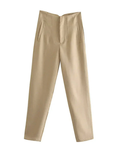 Lavisa - Women's Wrinkle Resistant Straight Leg Dress Trousers
