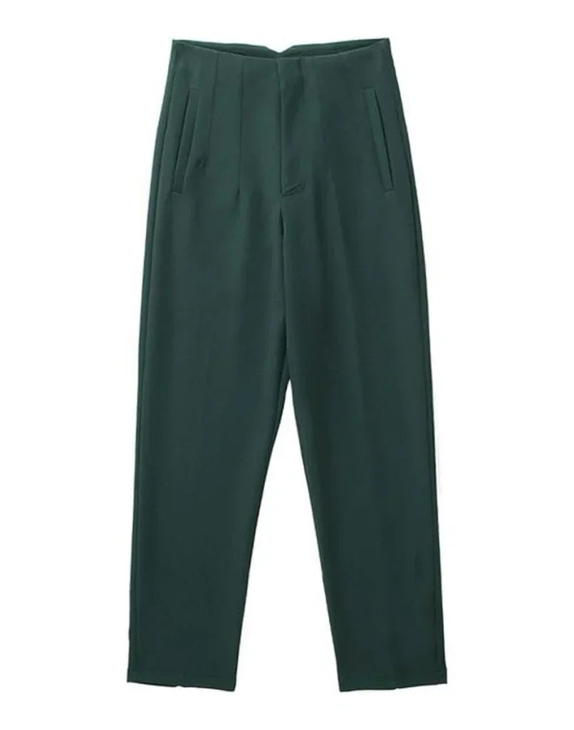 Lavisa - Wrinkle Resistant Straight Leg Trousers