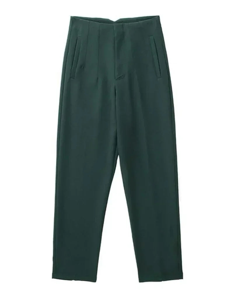 Lavisa - Women's Wrinkle Resistant Straight Leg Dress Trousers