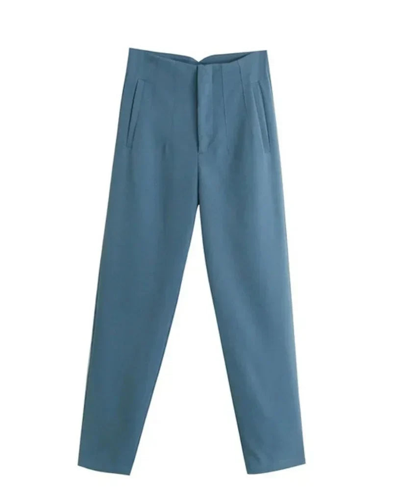 Lavisa - Wrinkle Resistant Straight Leg Trousers