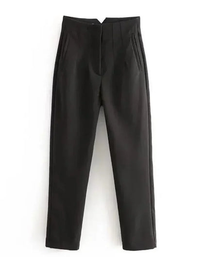 Lavisa - Women's Wrinkle Resistant Straight Leg Dress Trousers