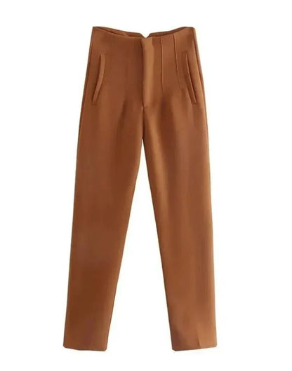 Lavisa - Wrinkle Resistant Straight Leg Trousers