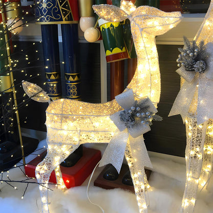 Lavisa - Christmas Elk Plug-In Luminous Holiday Decor Light Ornament