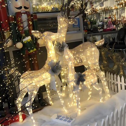 Lavisa - Christmas Elk Plug-In Luminous Holiday Decor Light Ornament