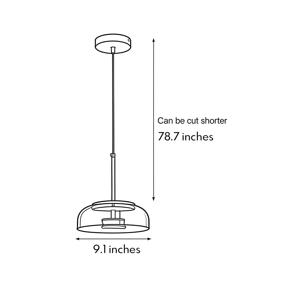 Lavisa - Classic Glass Pendant Light