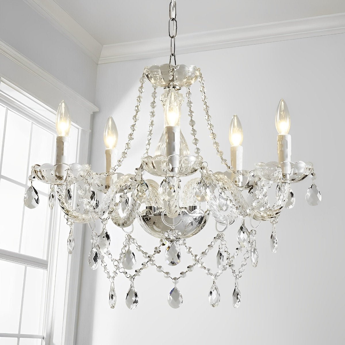 Lavisa - Classic Luxury Crystal Candle Chandelier Light Fixture