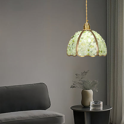 Lavisa - Small Crystal Dome Pendant Light Dimmable Copper Fixture