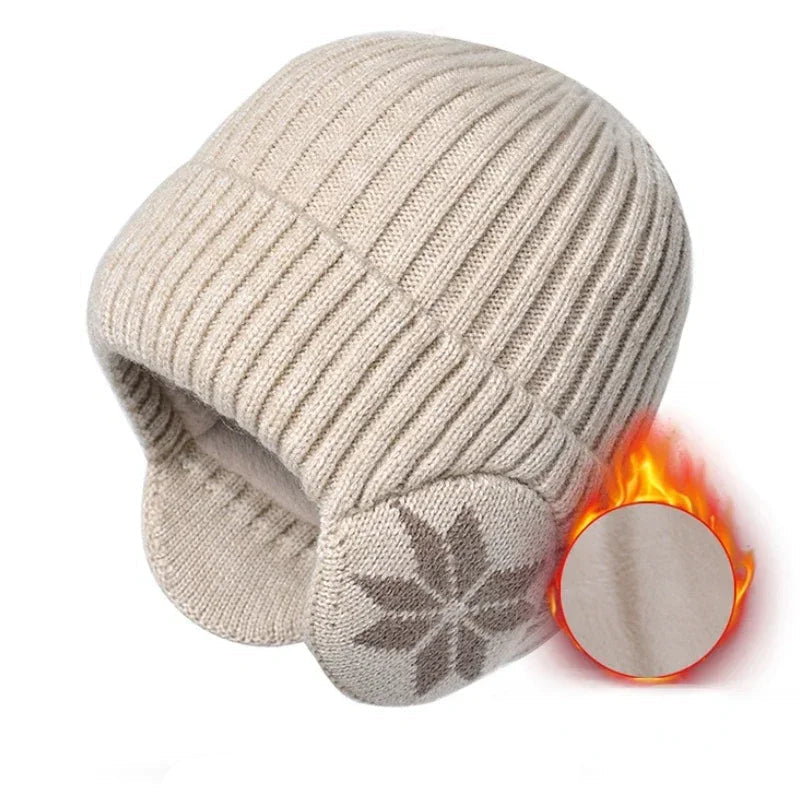Lavisa - Unisex Winter Knit Beanie Hat - Warm Ear Protection & Thermal Cap