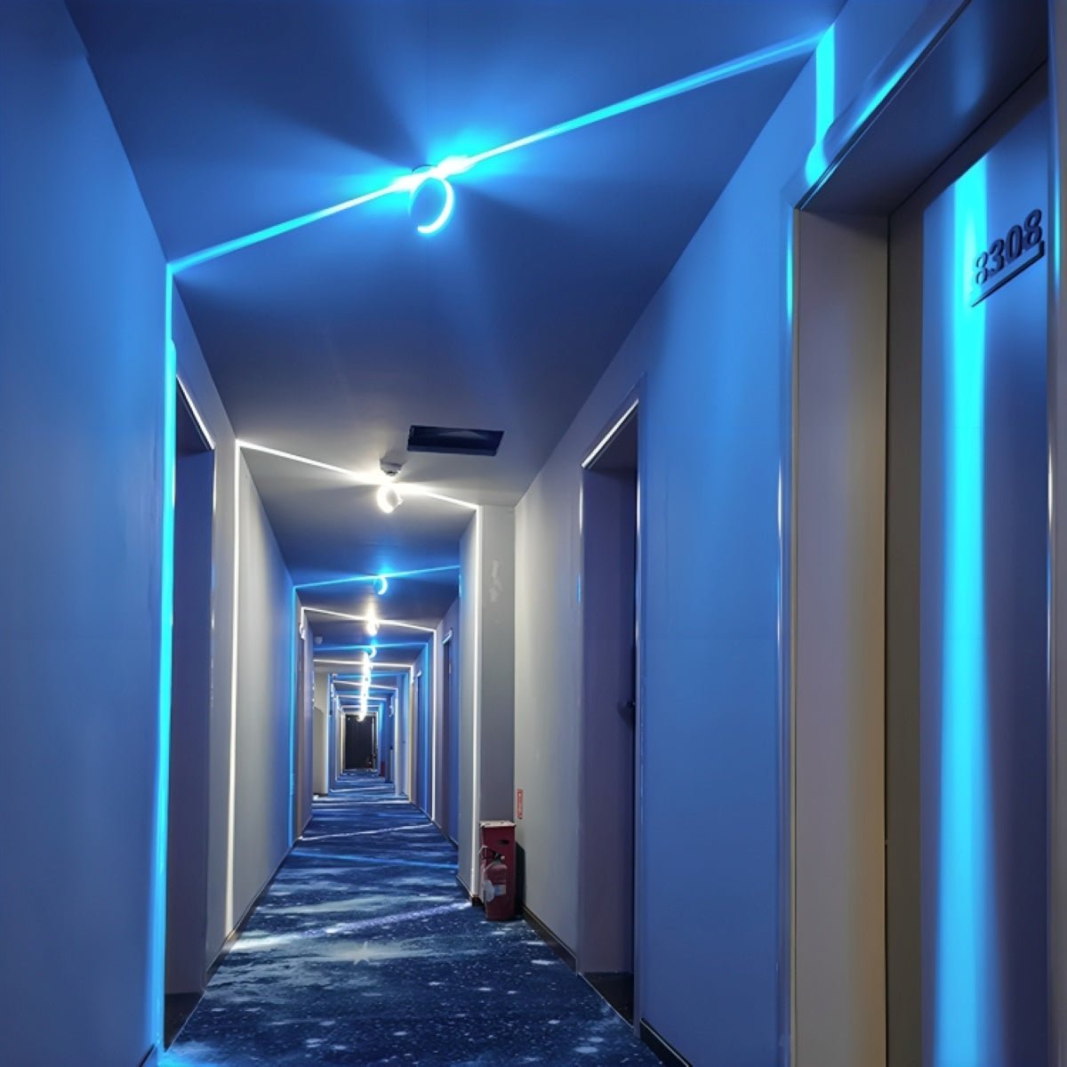 Lavisa - Cyberpunk Hallway LED Wall Spot Light