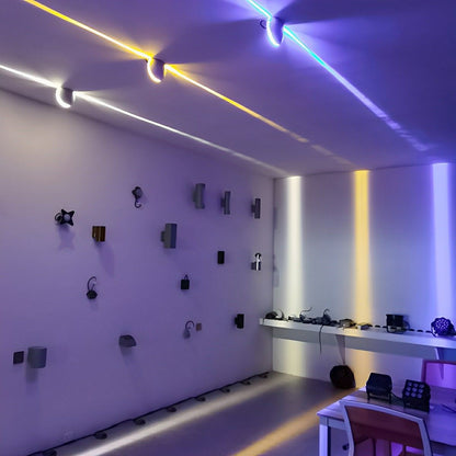 Lavisa - Cyberpunk Industrial LED Beam Wall Light