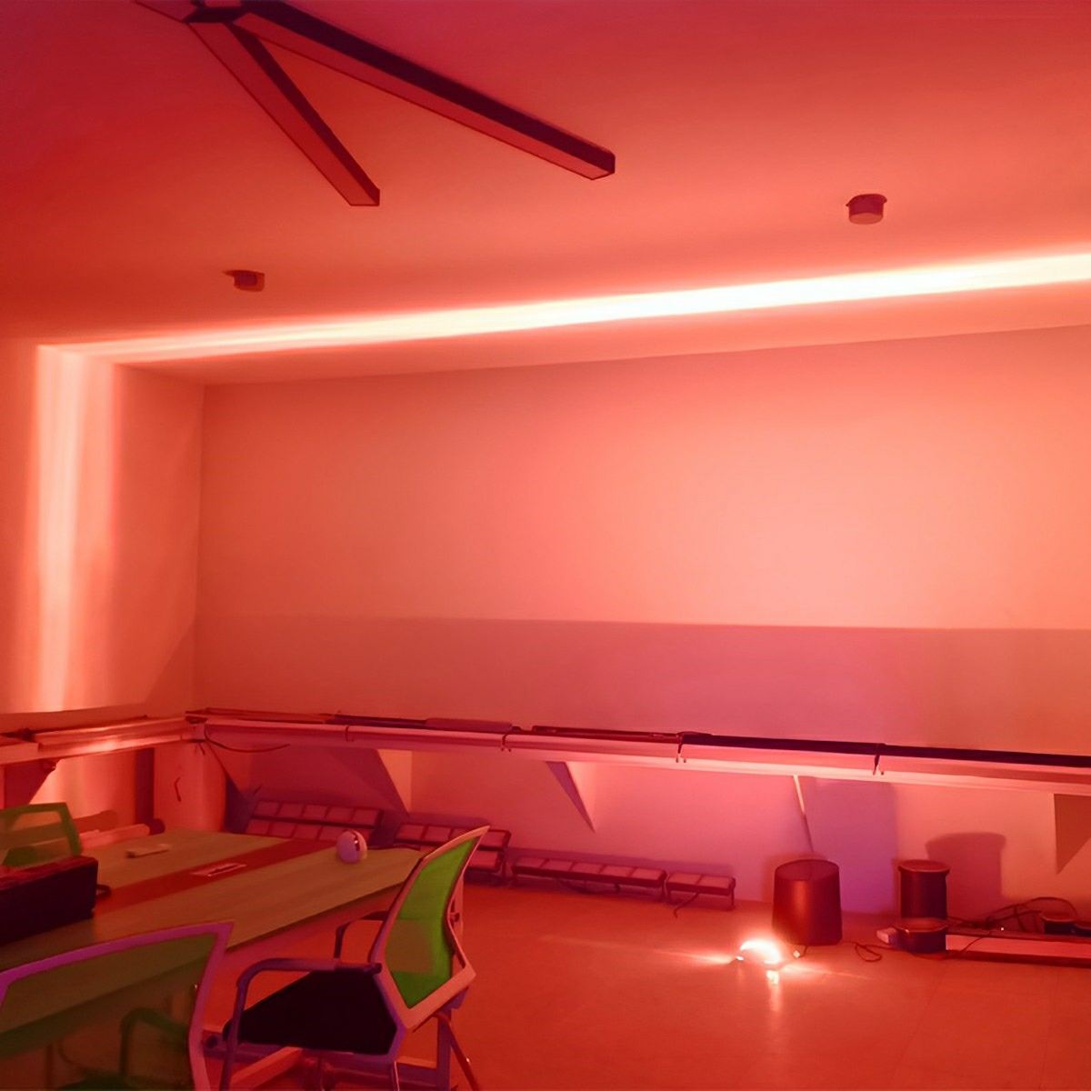 Lavisa - Cyberpunk Industrial LED Beam Wall Light