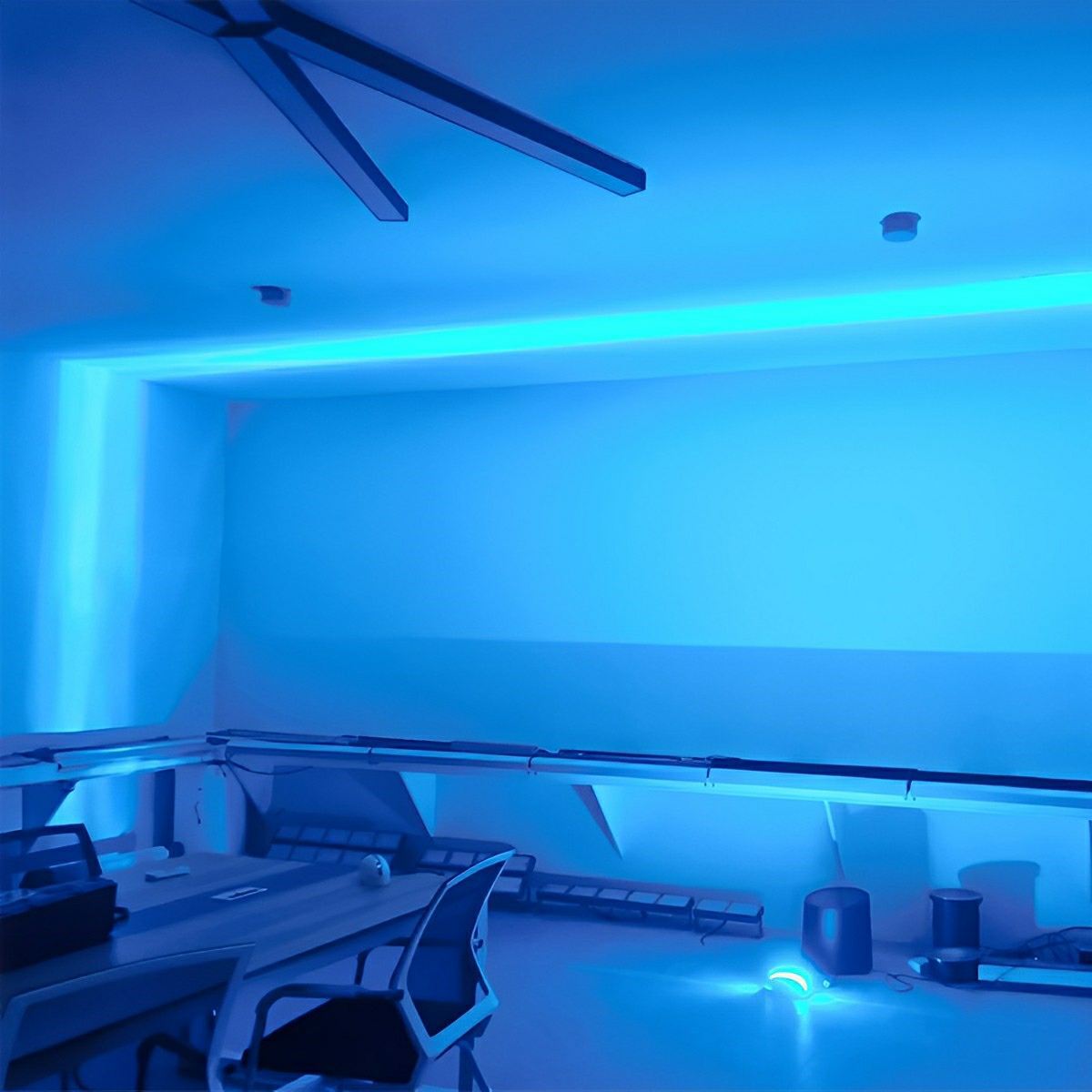 Lavisa - Cyberpunk Industrial LED Beam Wall Light