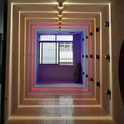 Lavisa - Cyberpunk Industrial LED Beam Wall Light