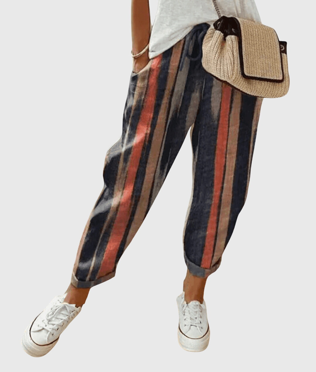 Lavisa - Women's Elegant Summer Pants - Relaxed Fit & Adjustable